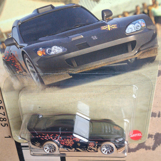 Hot Wheels Fast & Furious Honda S2000 Black JDM Roadster Die-Cast Model 1:64 Silver Series