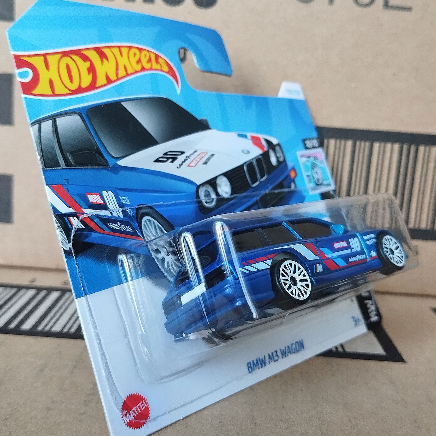 Hot Wheels BMW M3 Wagon Blue Race Livery Die-Cast Model 1:64 HW Modified