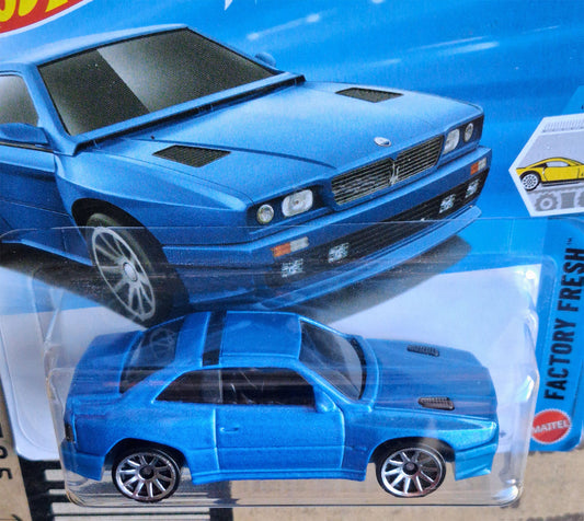 Hot Wheels Maserati Shamal Blue Die-Cast Model 1:64 Factory Fresh