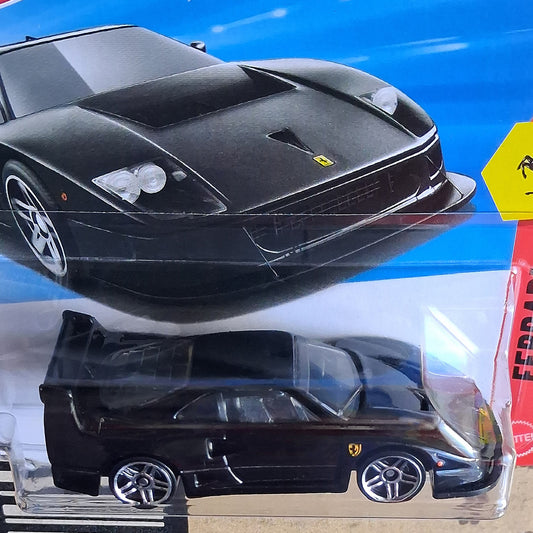 Hot Wheels Ferrari F40 Competizione Black Supercar Die-Cast Model 1:64 Ferrari