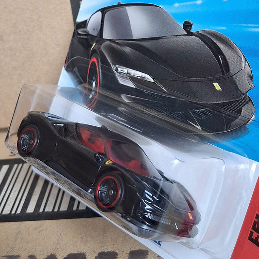Hot Wheels Ferrari SF90 Stradale Black Supercar Die-Cast Model 1:64 Ferrari