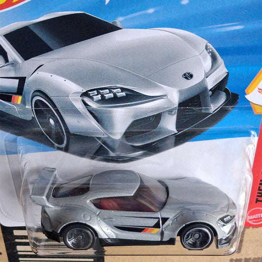 Hot Wheels Car 2020 Toyota GR Supra Silver Sports 1:64 Diecast Toy Vehicle