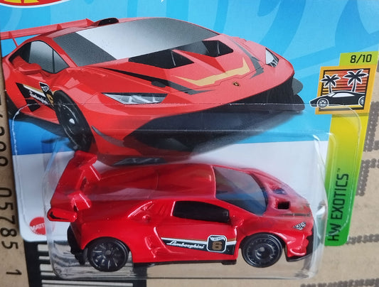 Hot Wheels Lamborghini Huracán LP 620-2 Super Trofeo Red Die-Cast Model 1:64 HW Exotics