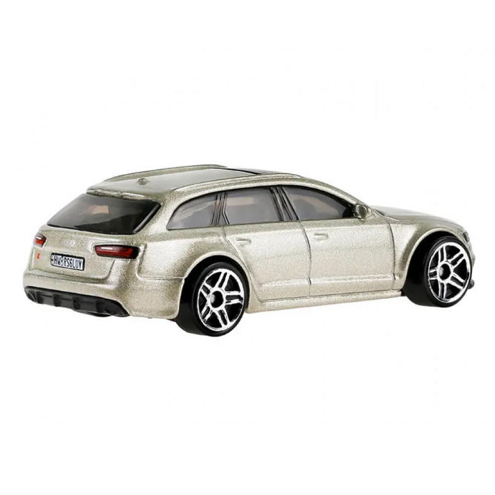 Hot Wheels 2017 Audi RS 6 Avant Silver Wagon Die-Cast 1:64 Scale Model