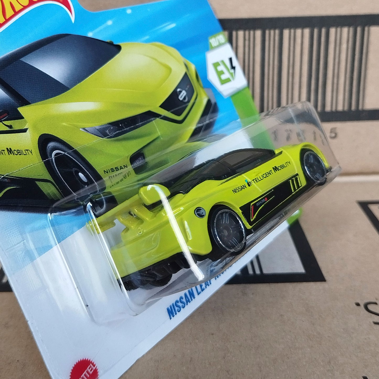 Hot Wheels Nissan Leaf NISMO RC_02 Green HW EV 1:64 Diecast Model