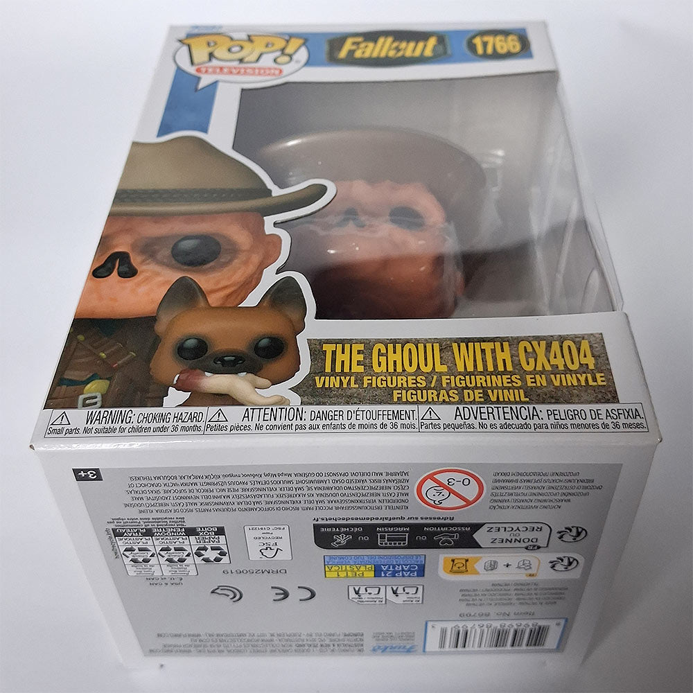 Funko Pop The Ghoul with CX404 #1766 Fallout Figure | Vault-Tec TV Series Collectible