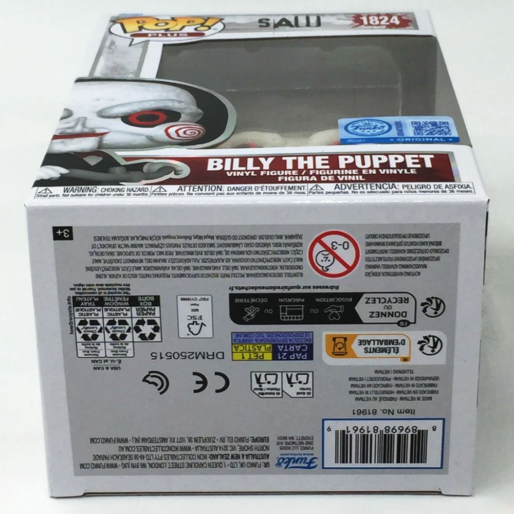 Funko Pop Plus Billy the Puppet #1824 SAW Vinyl Figure | Horror Movie Collectible