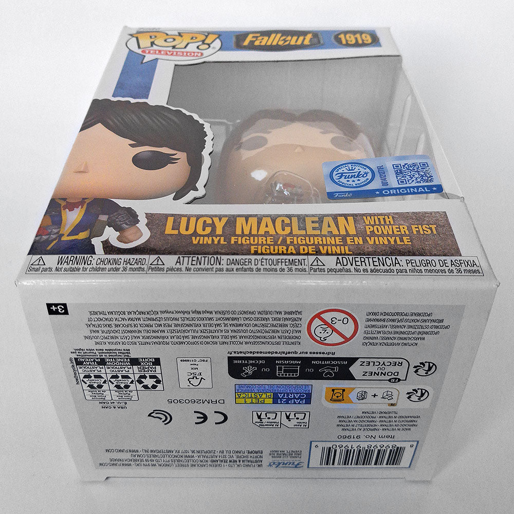 Funko Pop Fallout Lucy MacLean with Power Fist #1919 | TV Series Collectible Vinyl Figure | Gift Idea fot Collector or Fan