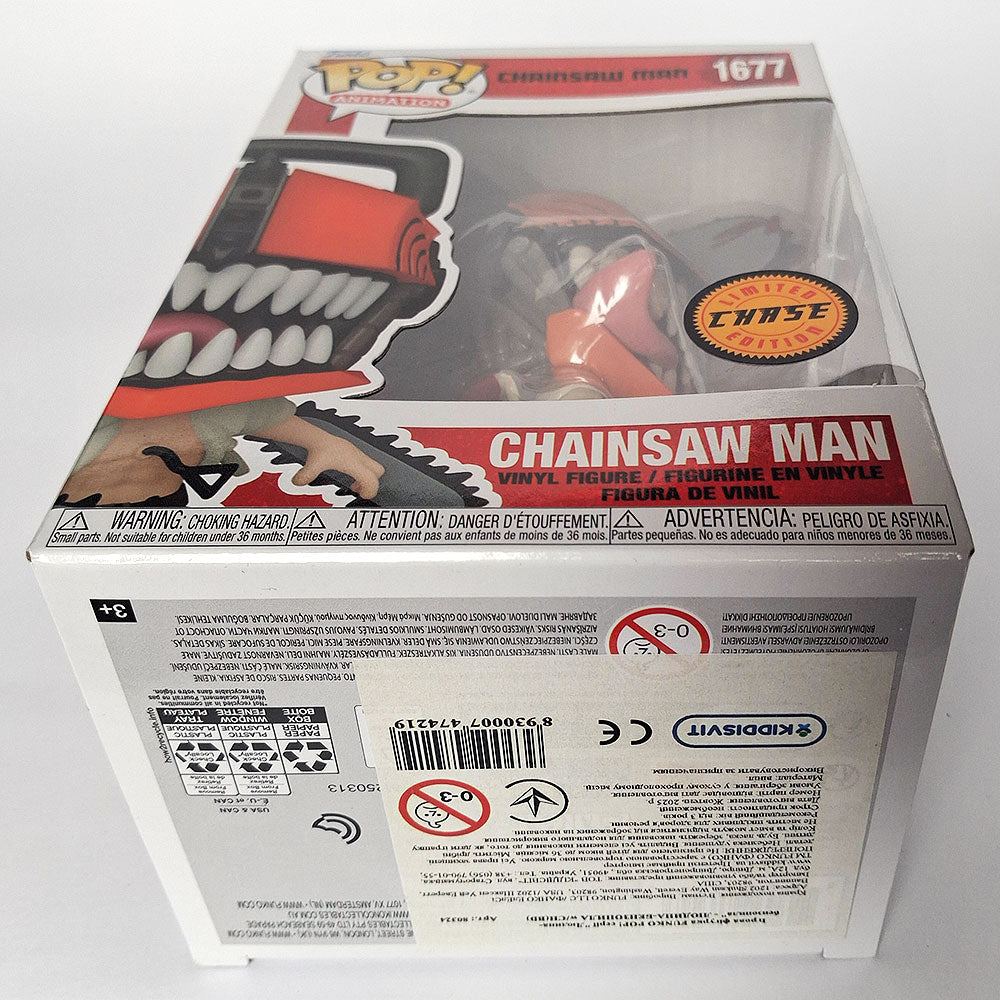 Funko Pop Chainsaw Man #1677 Chase Edition Anime Vinyl Figure | Rare Manga Collectible