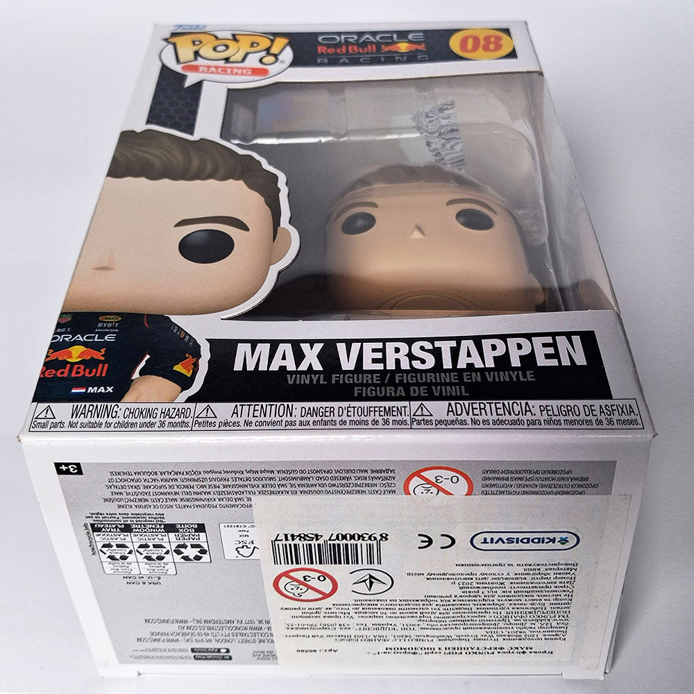 Funko Pop Max Verstappen #08 Oracle Red Bull Racing Vinyl Figure | Formula 1 F1 Collectible