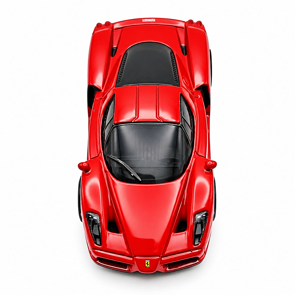 Hot Wheels Premium Enzo Ferrari Red Diecast 1/64 Scale Model | Italian Icon Rare Collectible Sports Car