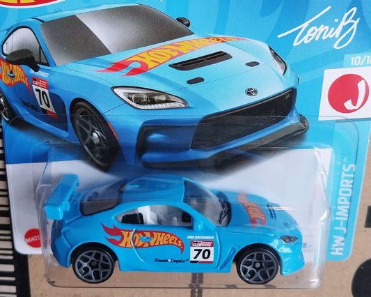 Hot Wheels Toyota GR86 Cup Toni Breidinger Blue J-Imports 1:64 Diecast Model Car