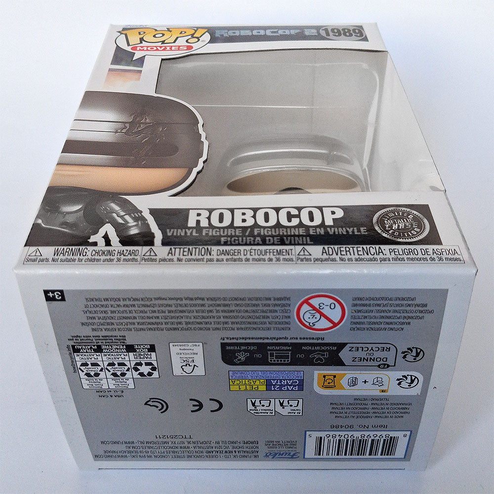 Funko Pop RoboCop #1989 Battle Damaged Chase | RoboCop 2 Limited Edition Collectible Vinyl Figure | Gift for Collector or Movie Fan