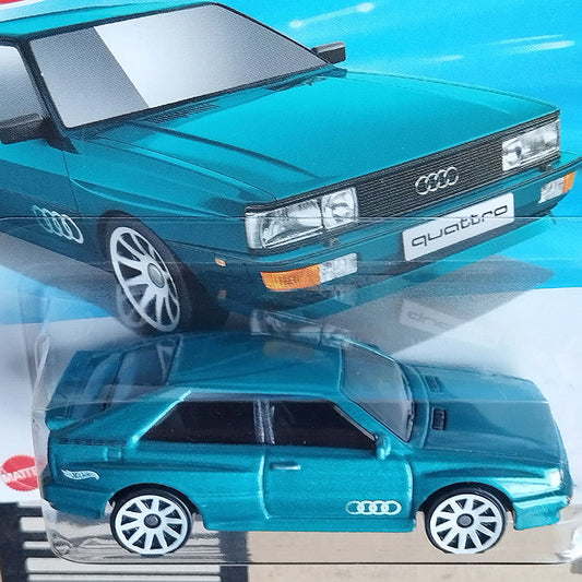 Hot Wheels 1987 Audi Quattro Blue Diecast Rally Car Model 1:64