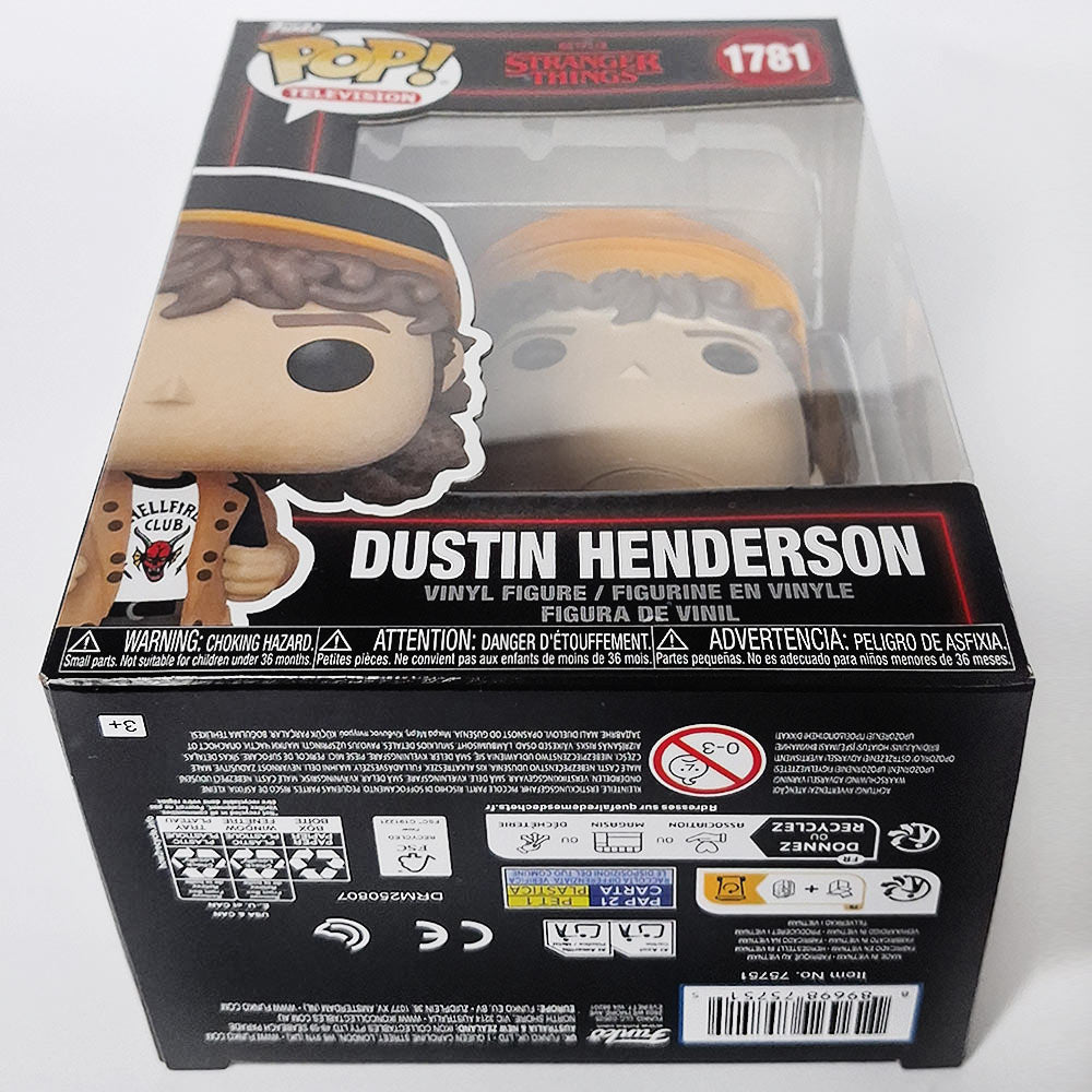 Funko Pop Dustin Henderson #1781 Stranger Things Figure | Netflix Vinyl Collectible