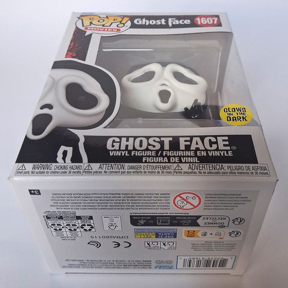 Funko Pop Ghost Face #1607 Glow in the Dark Vinyl Figure | Scream Horror Movie Collectible