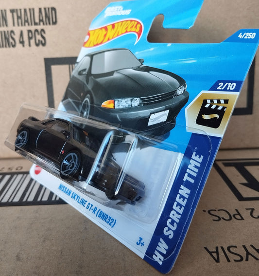 Hot Wheels Nissan Skyline GT-R BNR32 Fast & Furious Black 1:64 Diecast Model