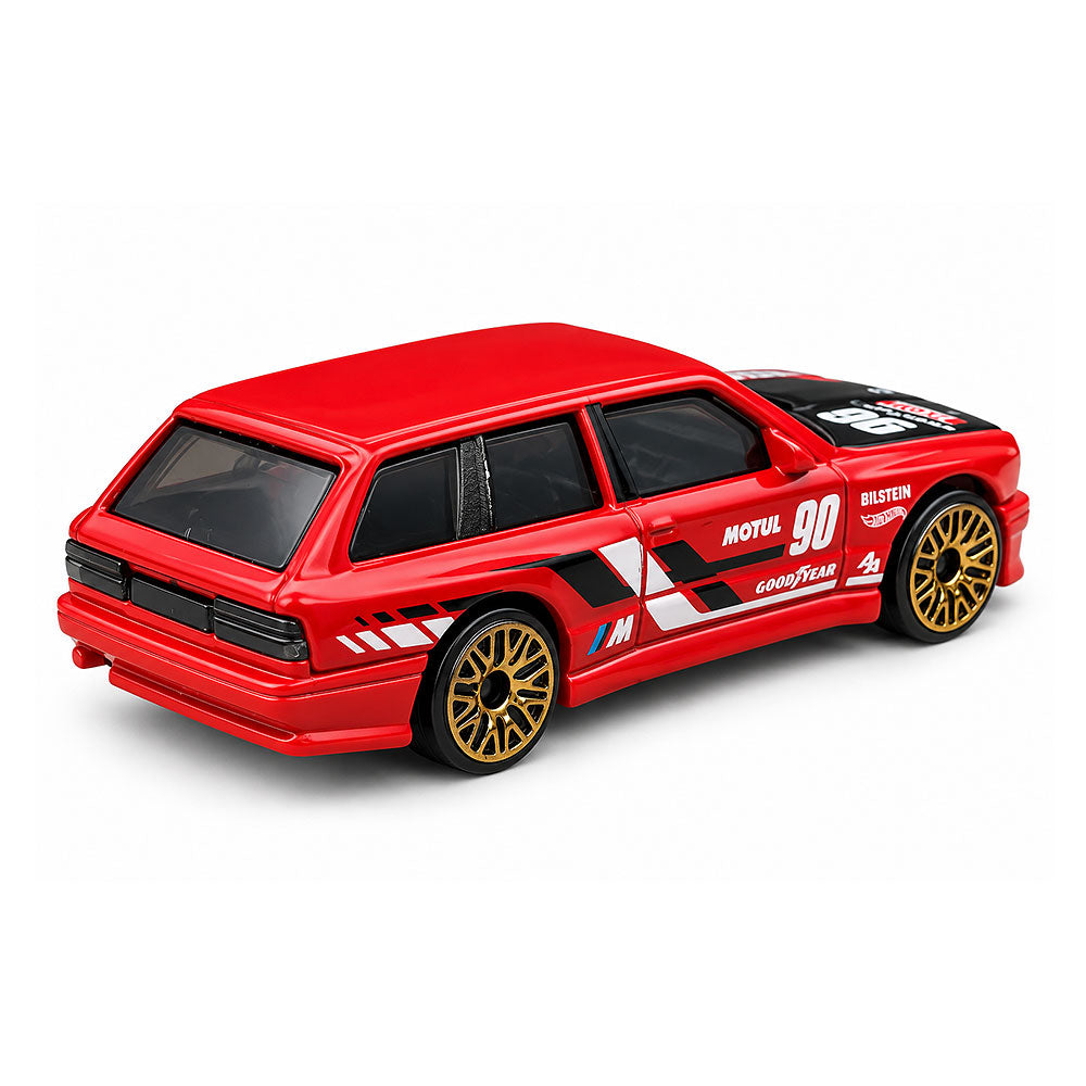 Hot Wheels BMW M3 Wagon Red Race Car 1:64 Scale Die-Cast Model