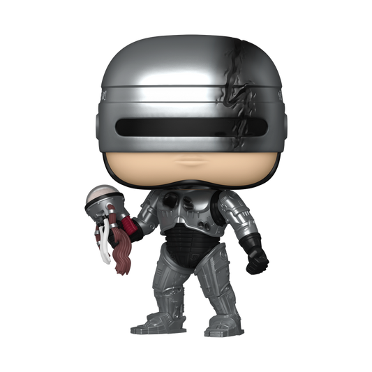 Funko Pop RoboCop #1989 Battle Damaged Chase | RoboCop 2 Limited Edition Collectible Vinyl Figure | Gift for Collector or Movie Fan