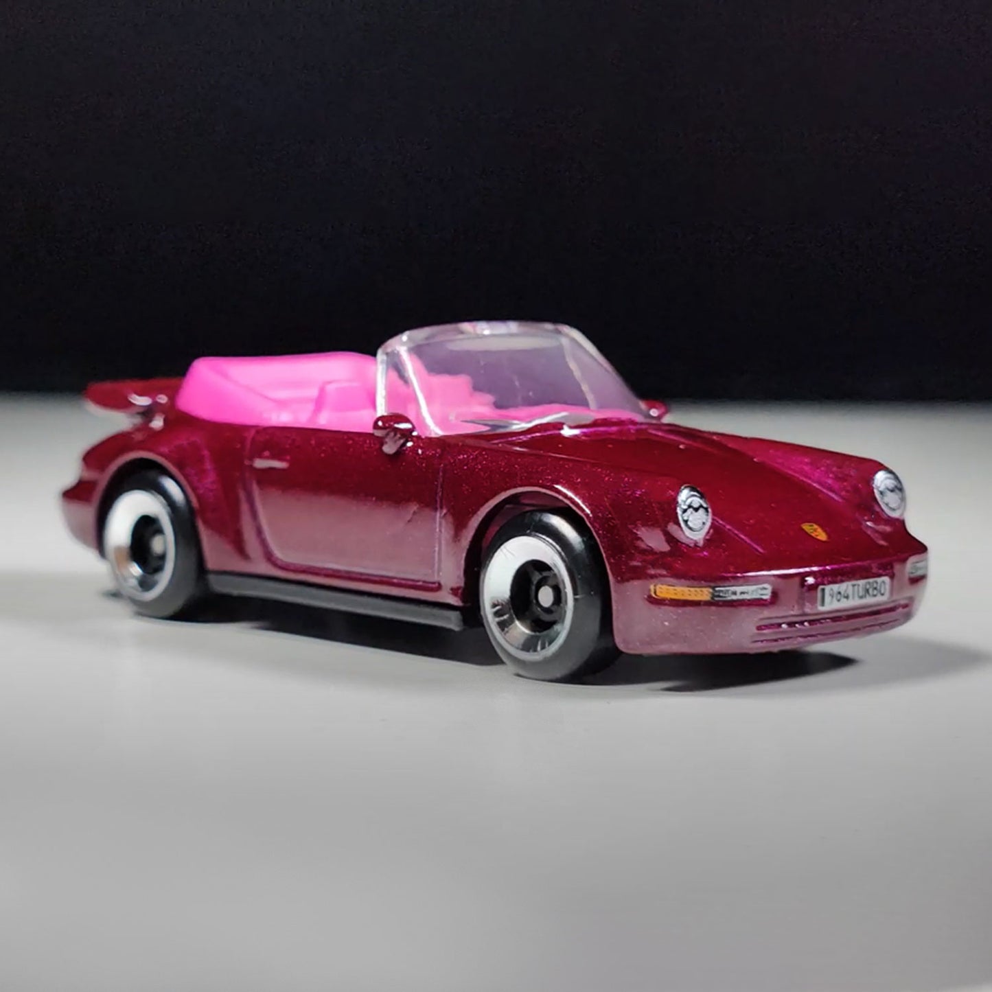 Hot Wheels Porsche 911 Turbo Cabriolet Deep Red Then and Now 1:64 Diecast Model 2025