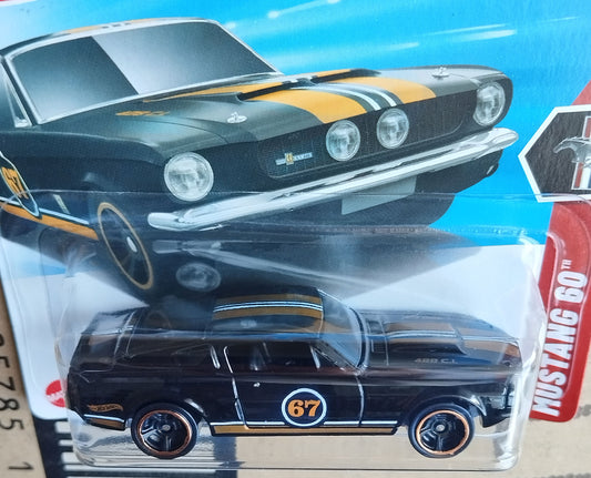 Hot Wheels 1967 Shelby GT500 Black Diecast Model - Front-Close-View