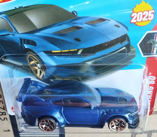 Hot Wheels Ford Mustang GTD Diecast 1/64 Scale Model in blister - Close Side View