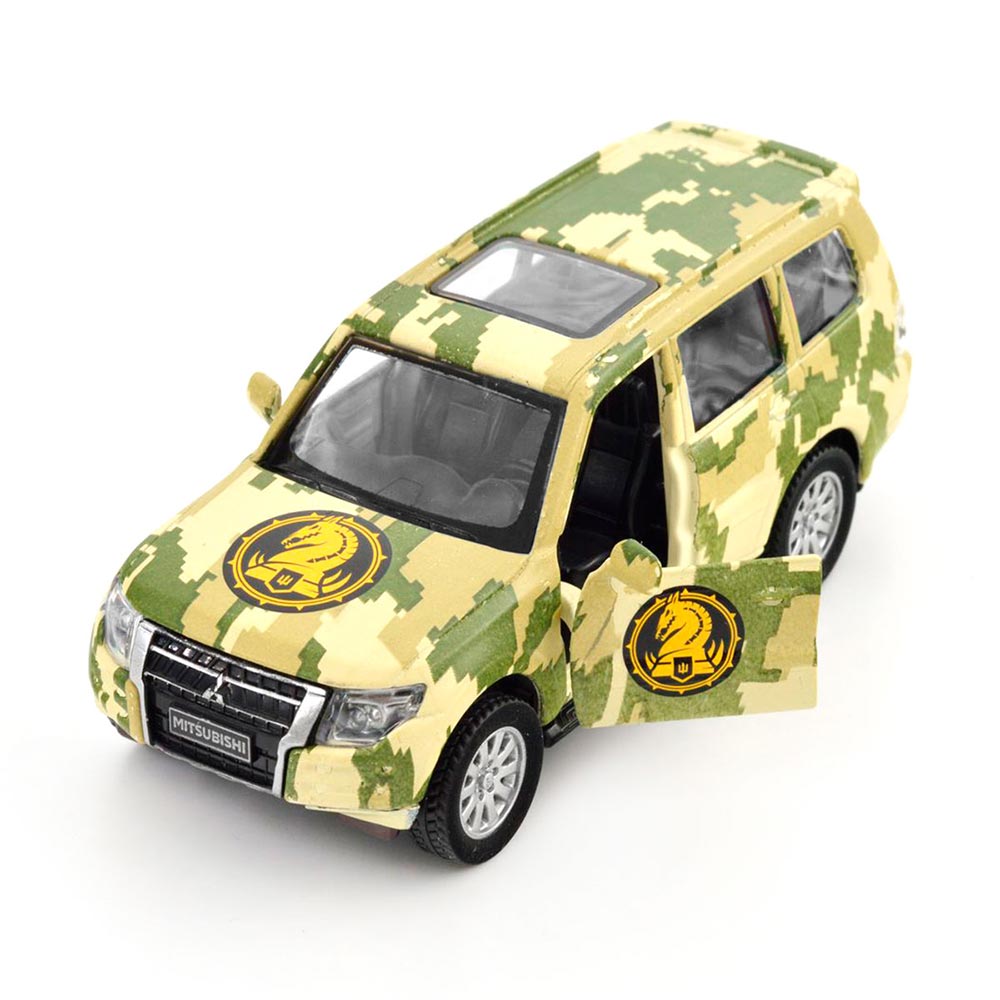Diecast Ukrainian police and military model cars collection including patrol vehicles and souvenir editions.