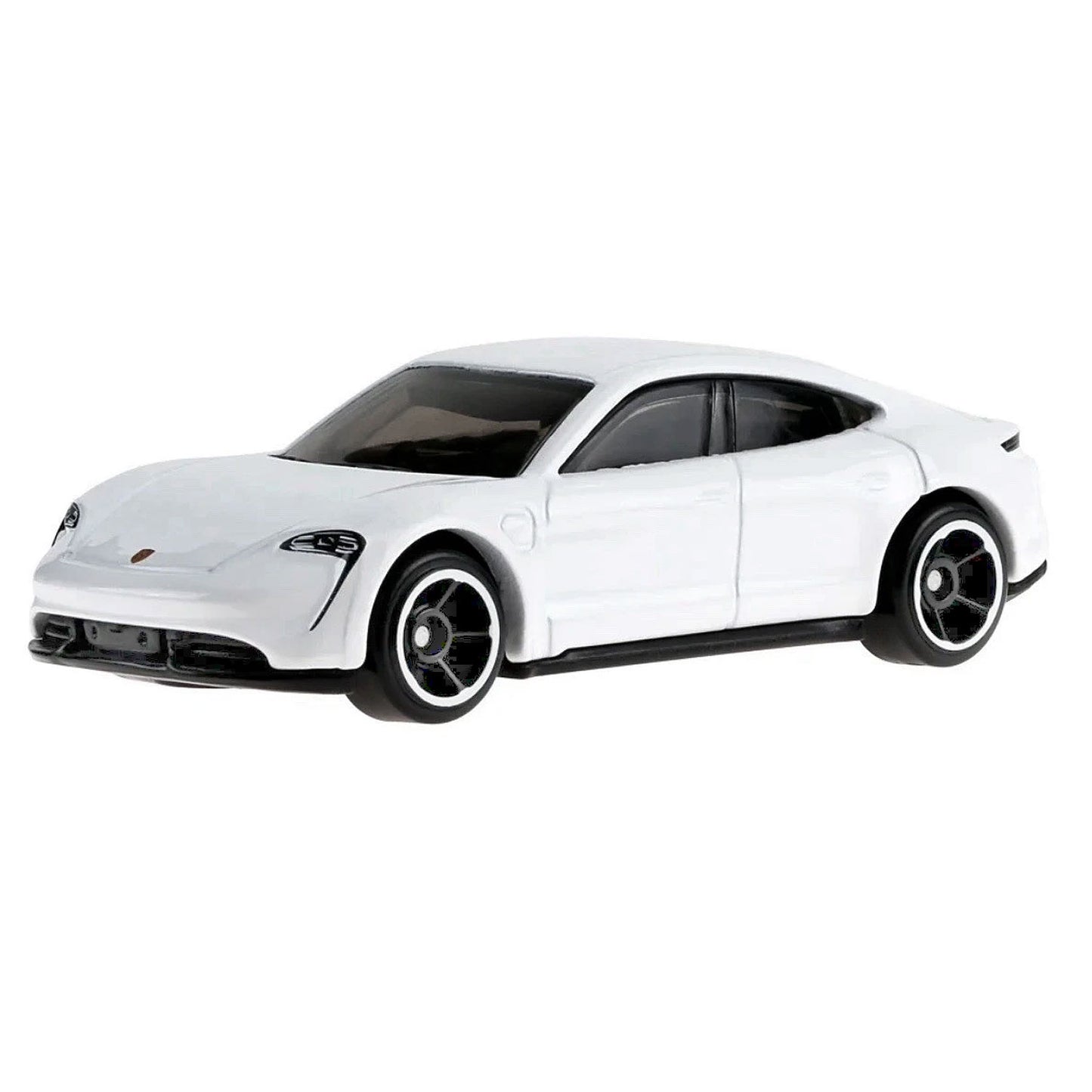 Hot Wheels Porsche Taycan Turbo S White HW EV 1:64 Diecast Model Car