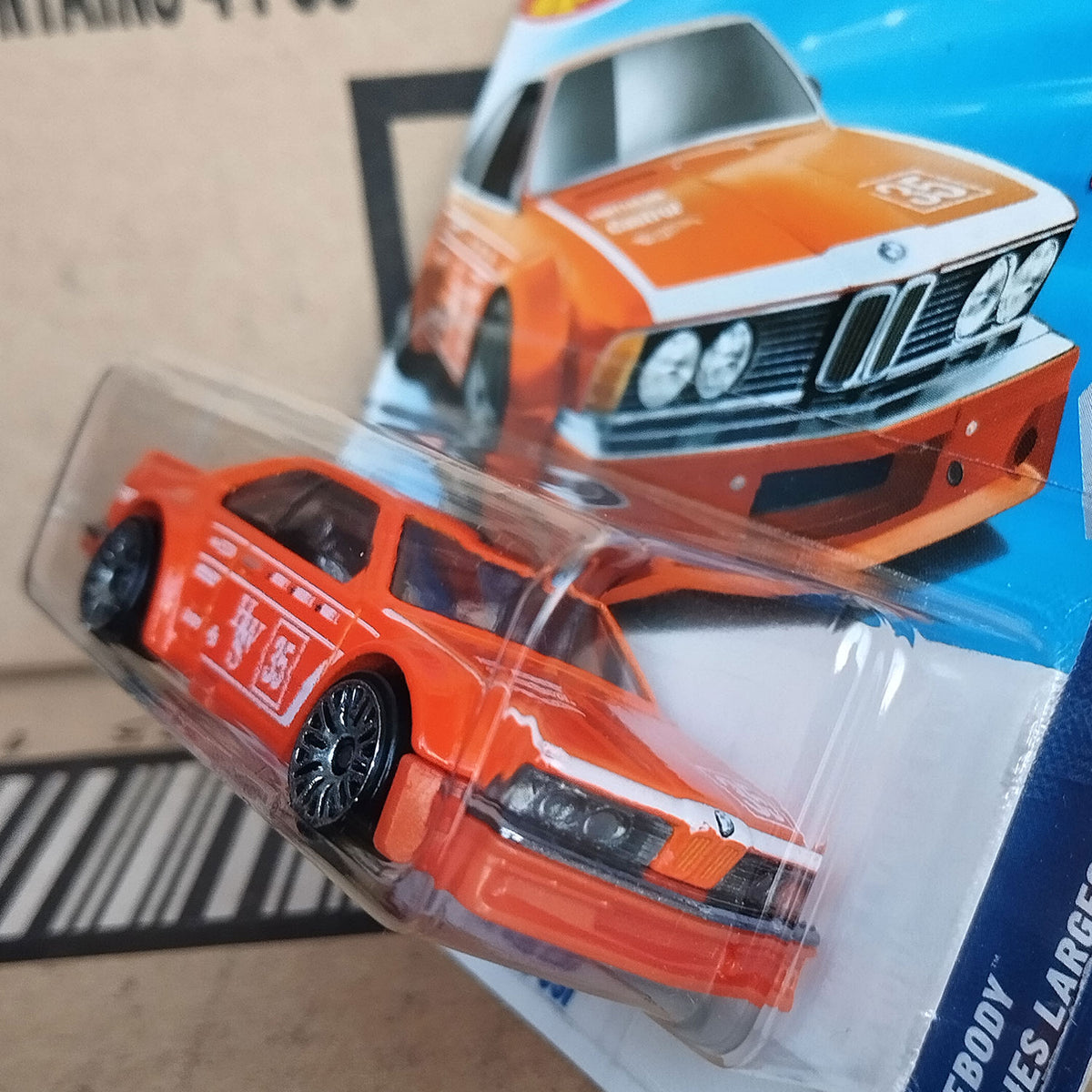 Hot Wheels BMW 635 CSi Orange 1:64 Scale Diecast Model | BMW Lover Gift