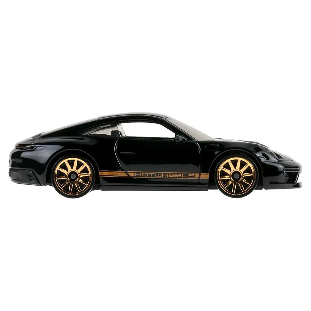 Hot Wheels Porsche 911 Carrera T Black 1:64 Scale Diecast Model | Collectible Sports Car  | Gift for Boyfriend, Husband, Friend