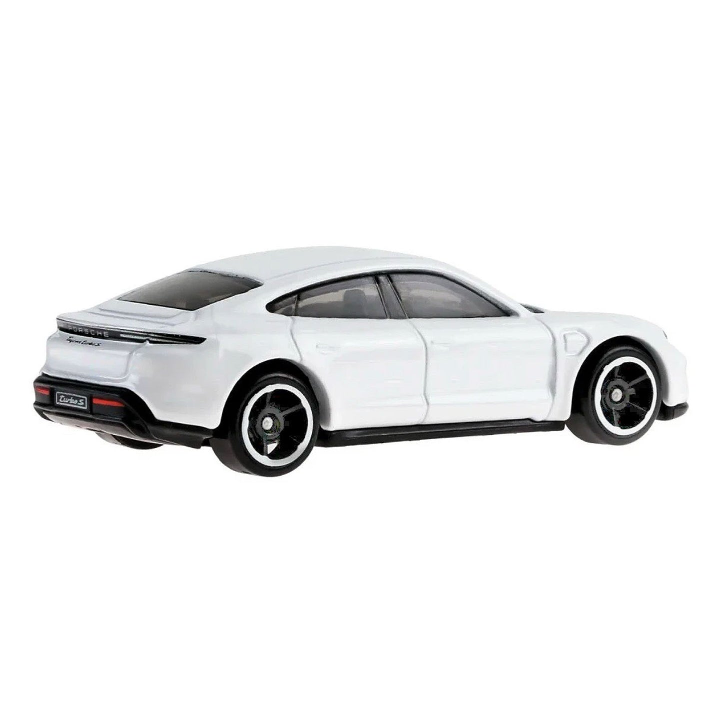 Hot Wheels Porsche Taycan Turbo S White HW EV 1:64 Diecast Model Car