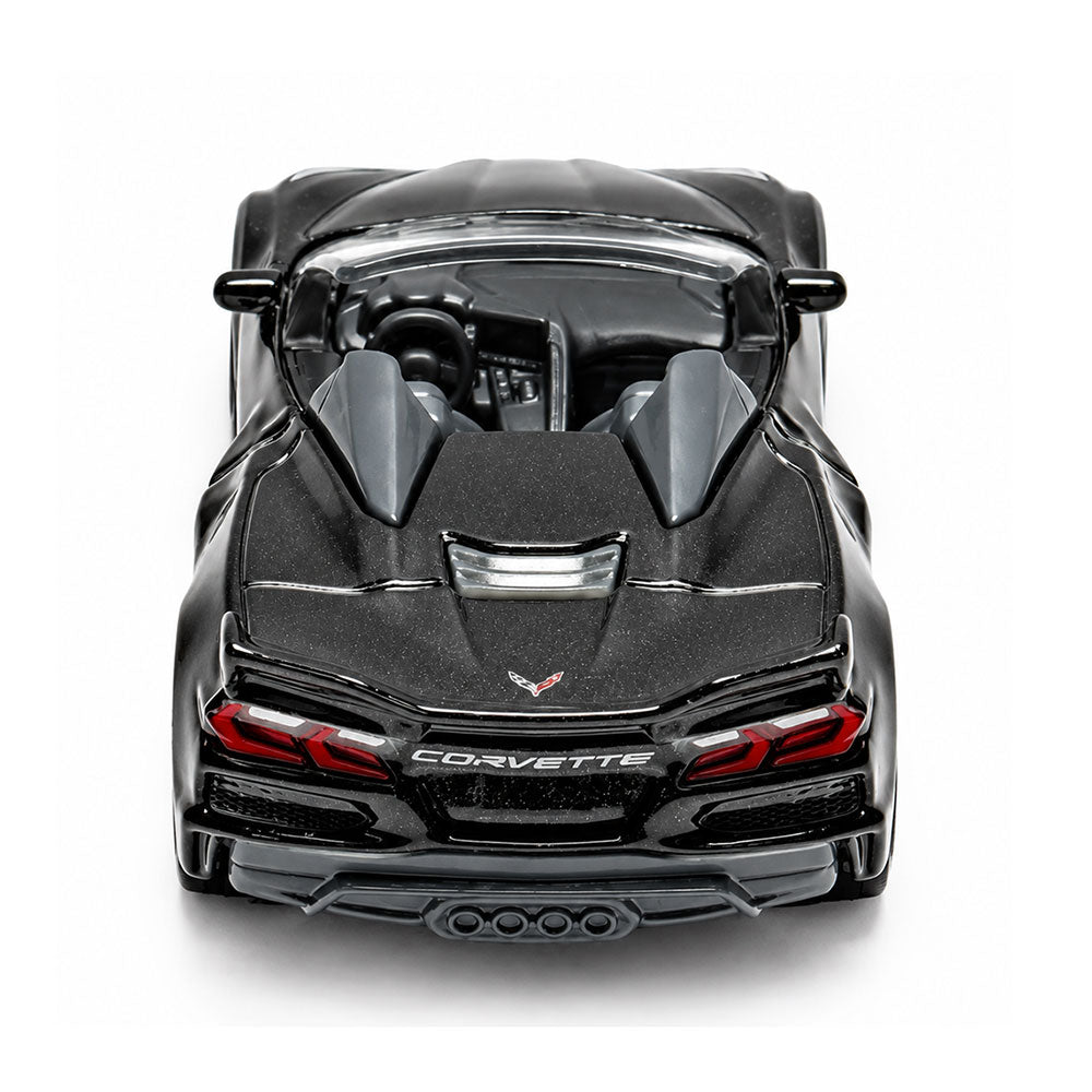Matchbox Car 2023 Chevy Corevette Z06 Convertible Black 1:64 Scale Diecast Model | Collectible Chevrolet Sports Car