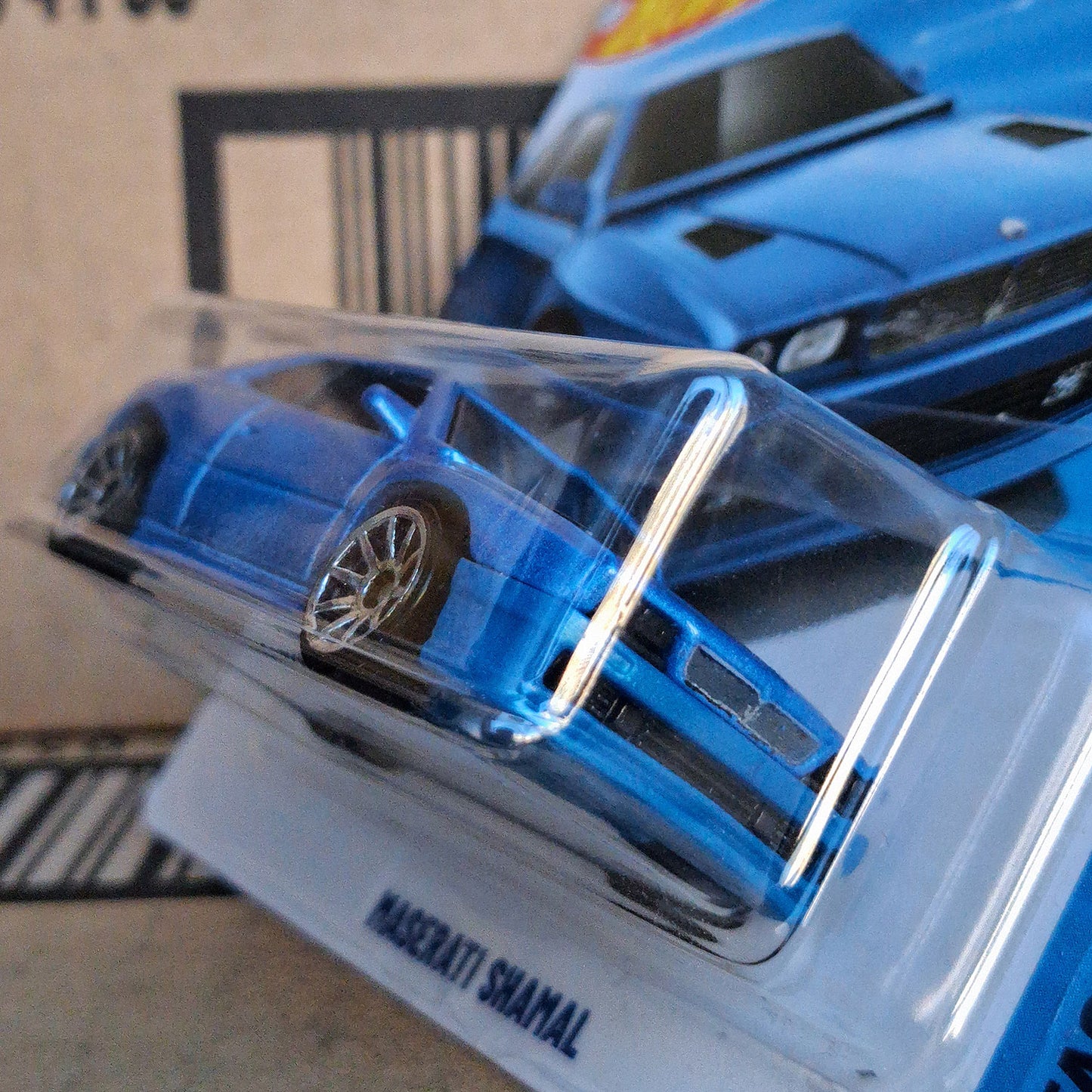 Hot Wheels Maserati Shamal Blue Die-Cast Model 1:64 Factory Fresh
