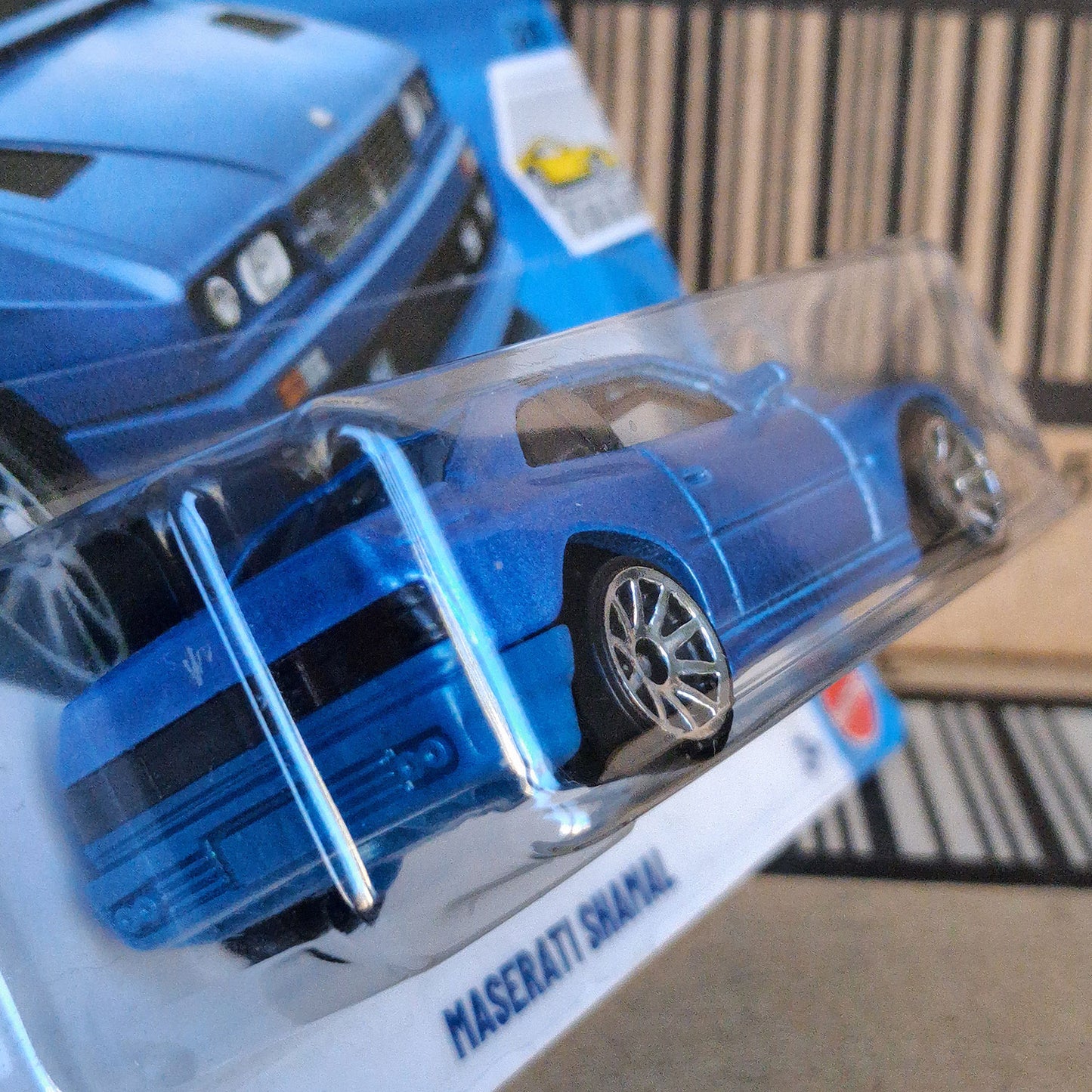 Hot Wheels Maserati Shamal Blue Die-Cast Model 1:64 Factory Fresh