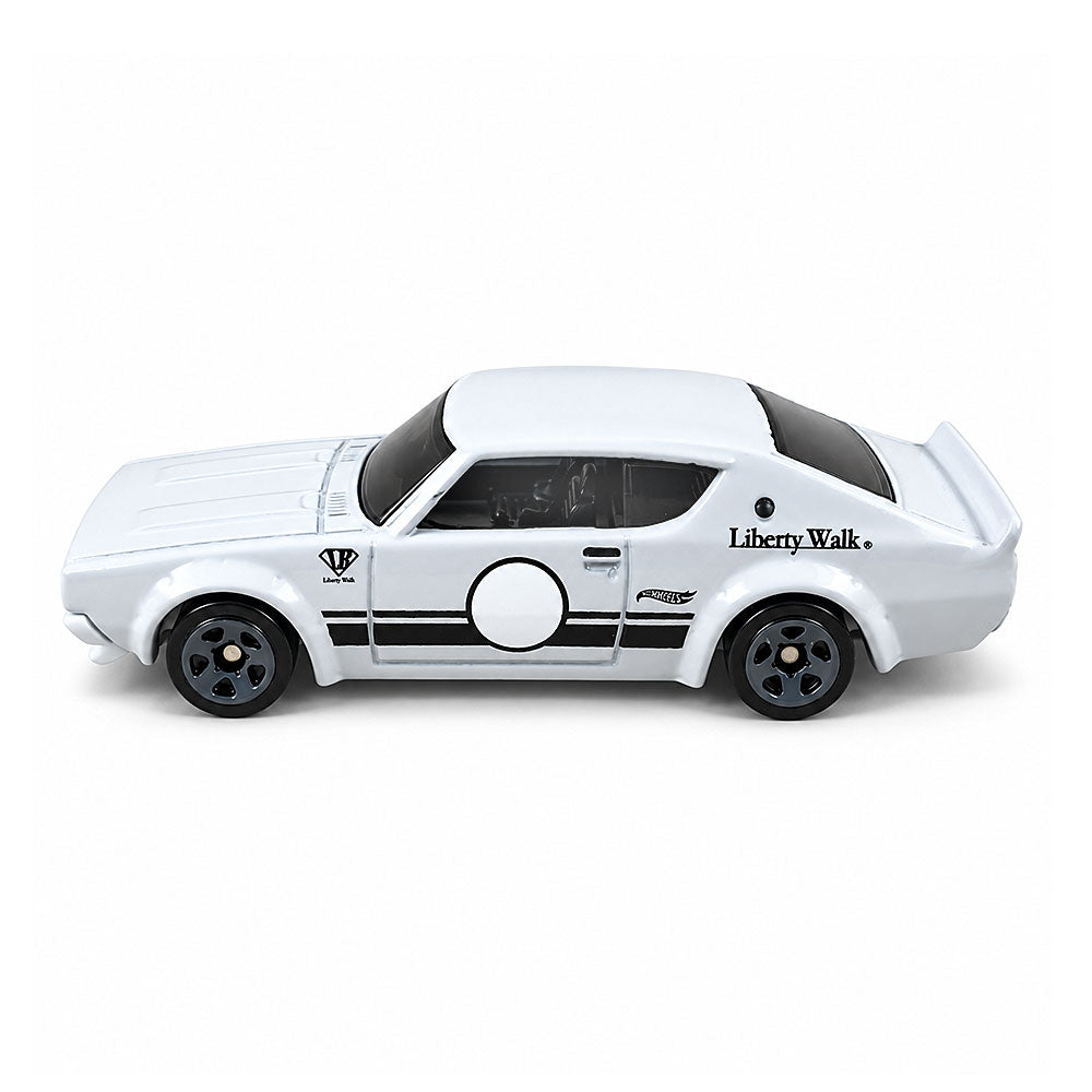 Hot Wheels Nissan Skyline 2000GT-R LBWK Liberty Walk Grey 1:64 Diecast Model