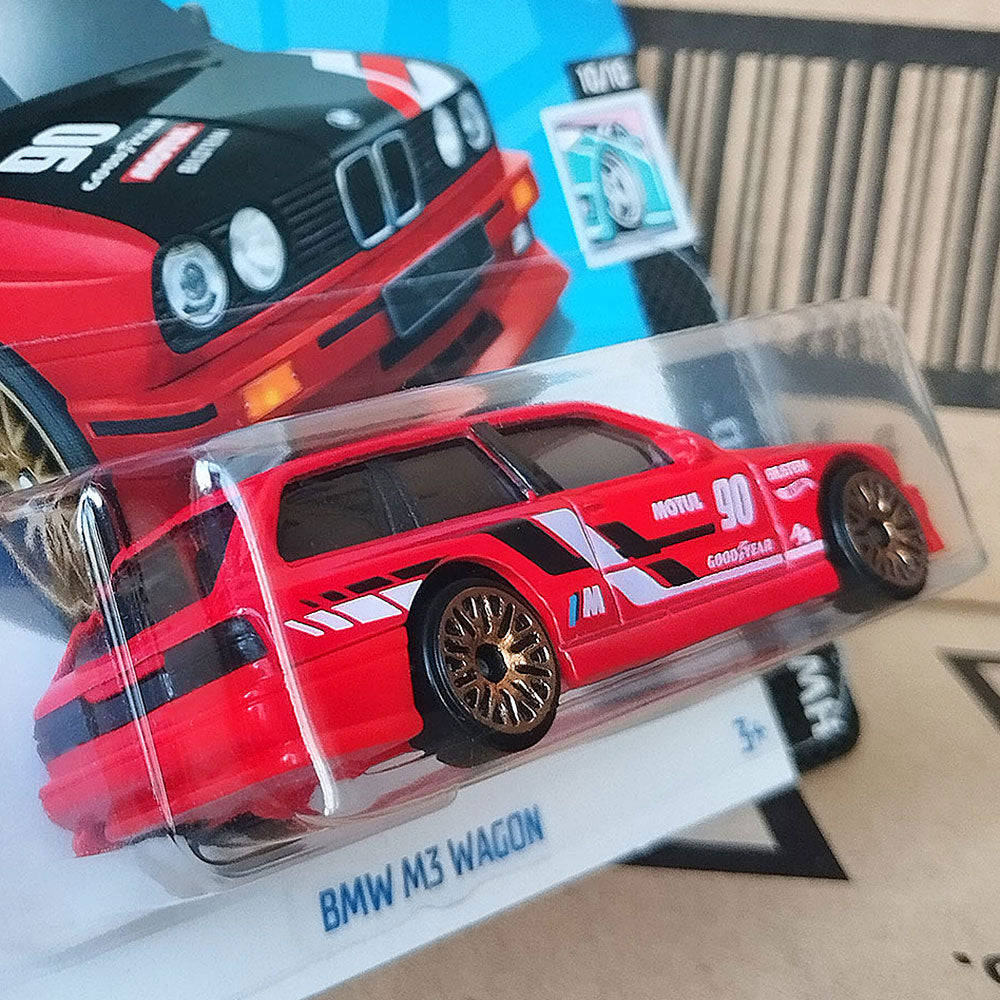 Hot Wheels BMW M3 Wagon Red Race Car 1:64 Scale Die-Cast Model