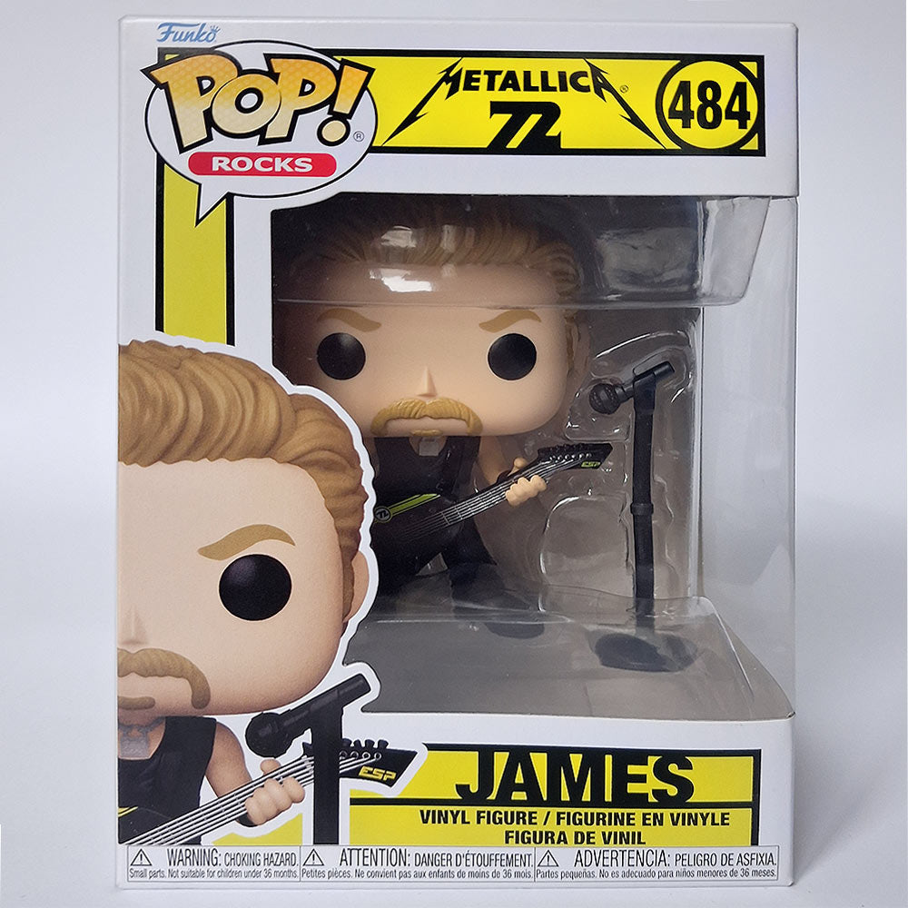 Funko Pop Metallica Set #484-487 Complete Band Collection | 4 Rocks Vinyl Figures