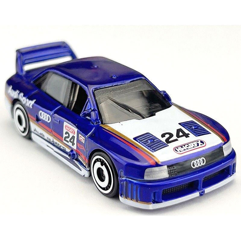 Hot Wheels Audi 90 Quattro Blue HW Turbo 1:64 Diecast Model Car