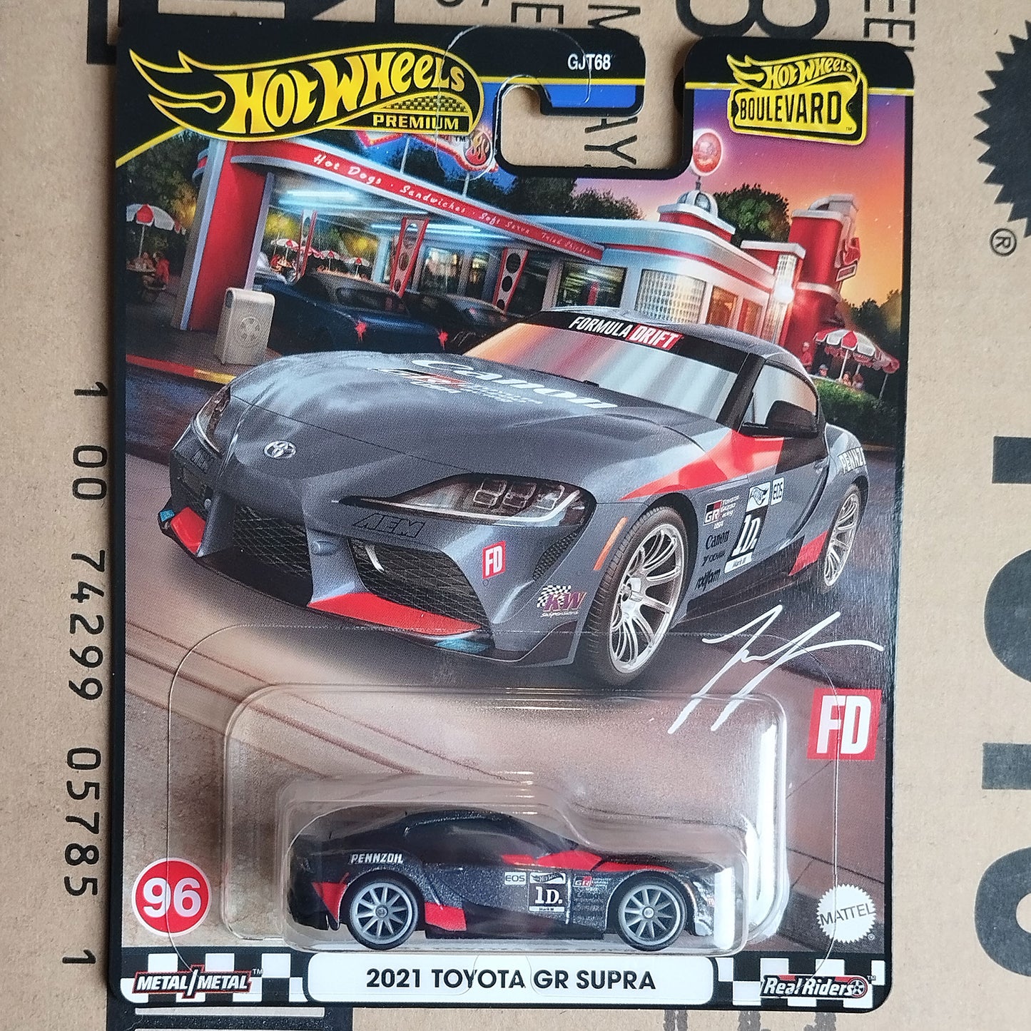 Hot Wheels Premium 2021 Toyota GR Supra Diecast 1:64 Scale Car Model