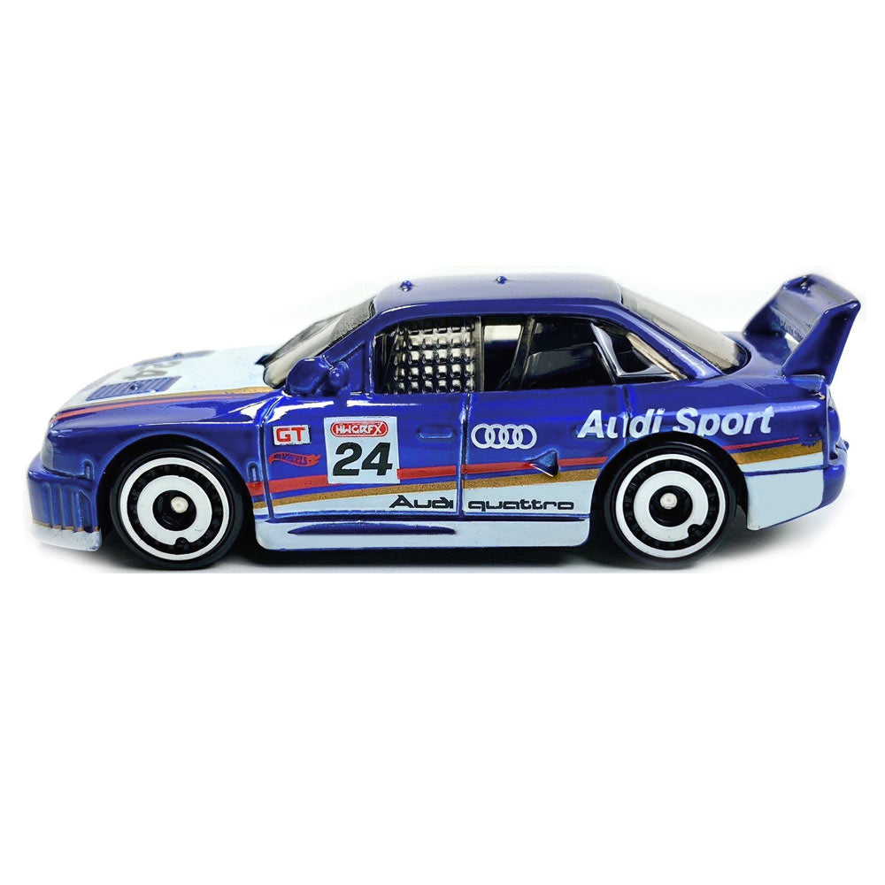 Hot Wheels Audi 90 Quattro Blue HW Turbo 1:64 Diecast Model Car