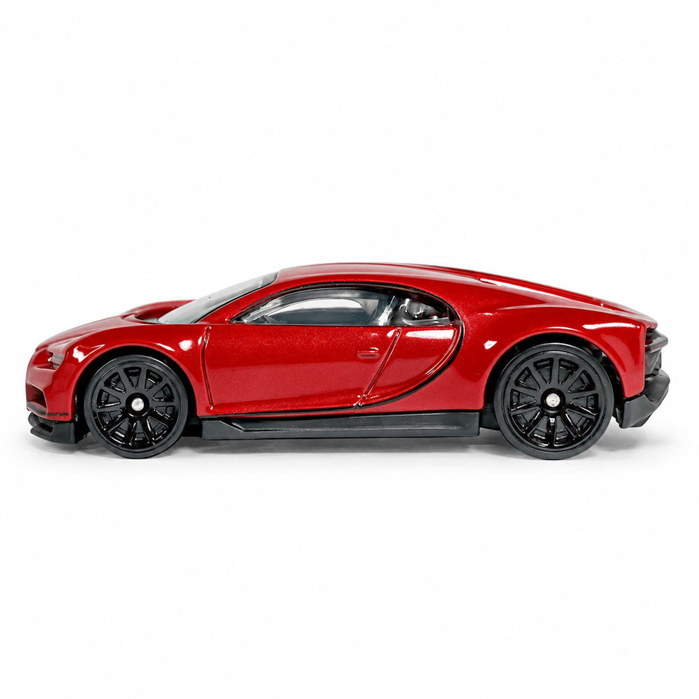 Hot Wheels 2016 Bugatti Chiron Red Hypercar Die-Cast 1/64 Scale Model