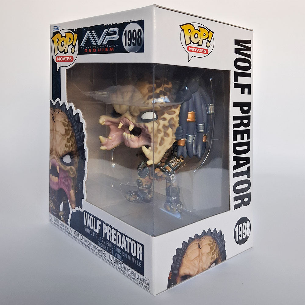 Funko Pop Wolf Predator #1998 AVP Requiem Vinyl Figure | Alien vs Predator Collectible Gift