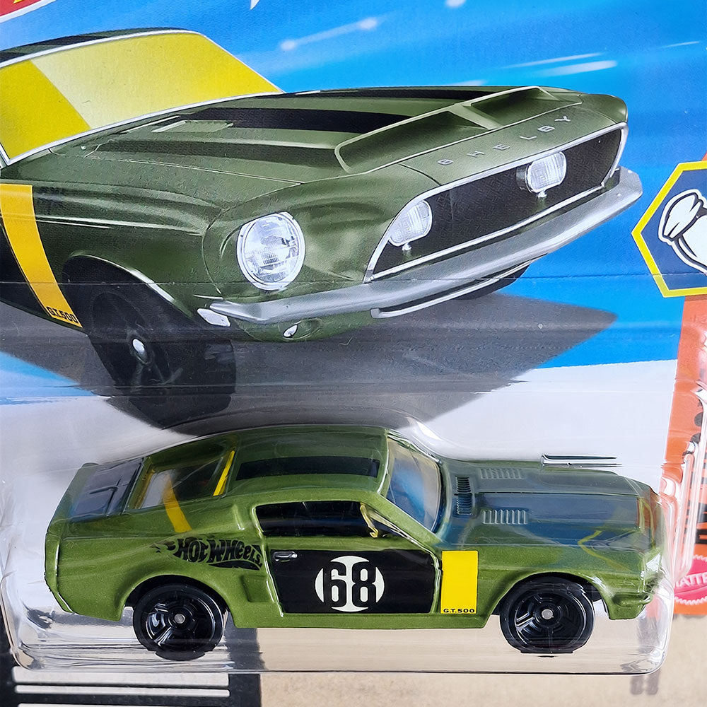 Hot Wheels ’68 Shelby GT500 Green American Muscle Diecast Car 2026