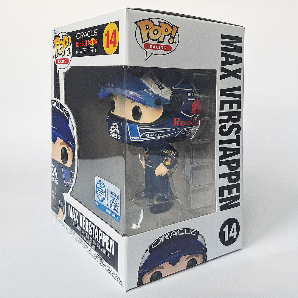 Funko Pop Max Verstappen #14 Helmet Edition Oracle Red Bull Racing Vinyl Figure | Formula 1 F1 Collectible
