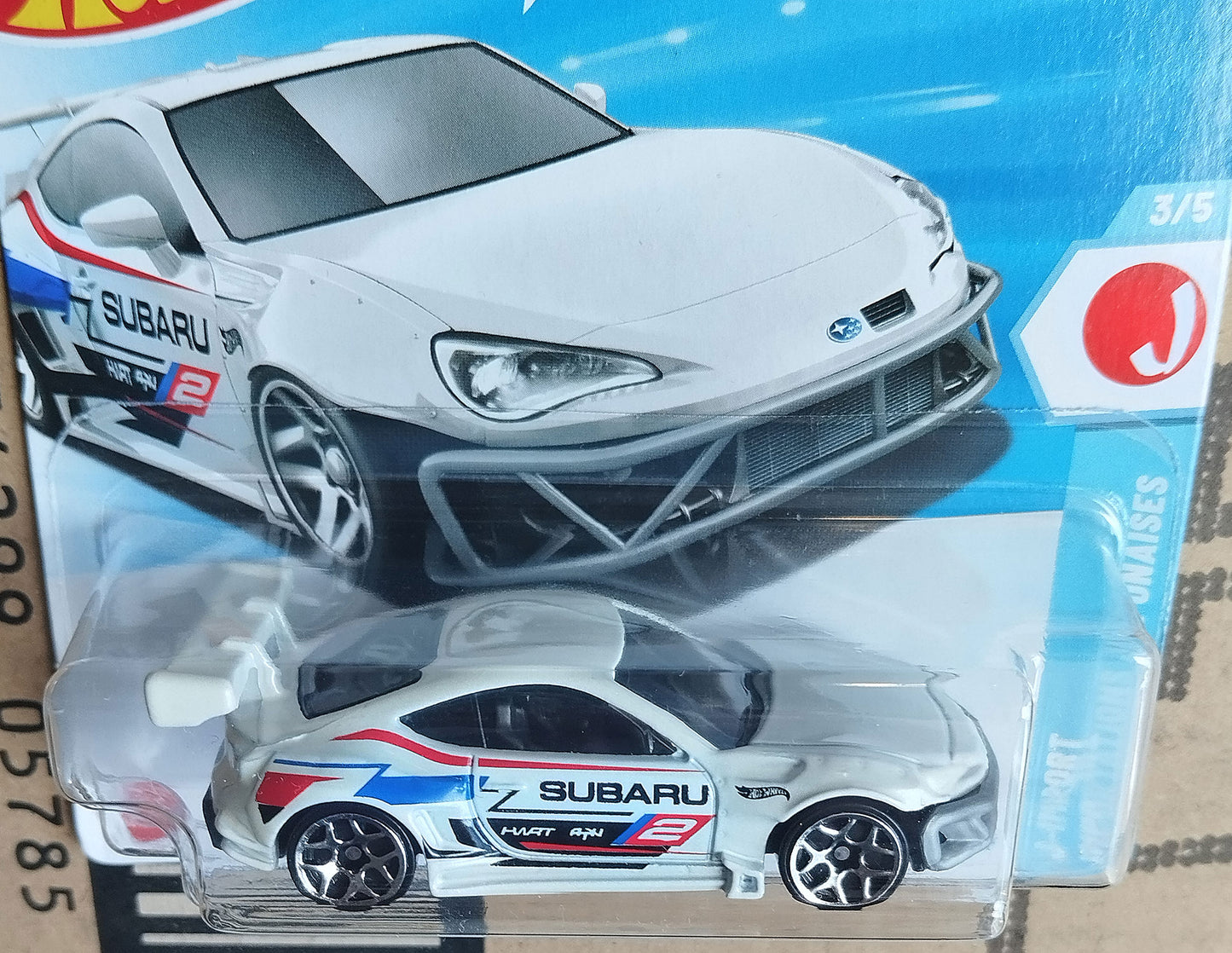 Hot Wheels Subaru BRZ White J-Imports 1:64 Diecast Model 2025