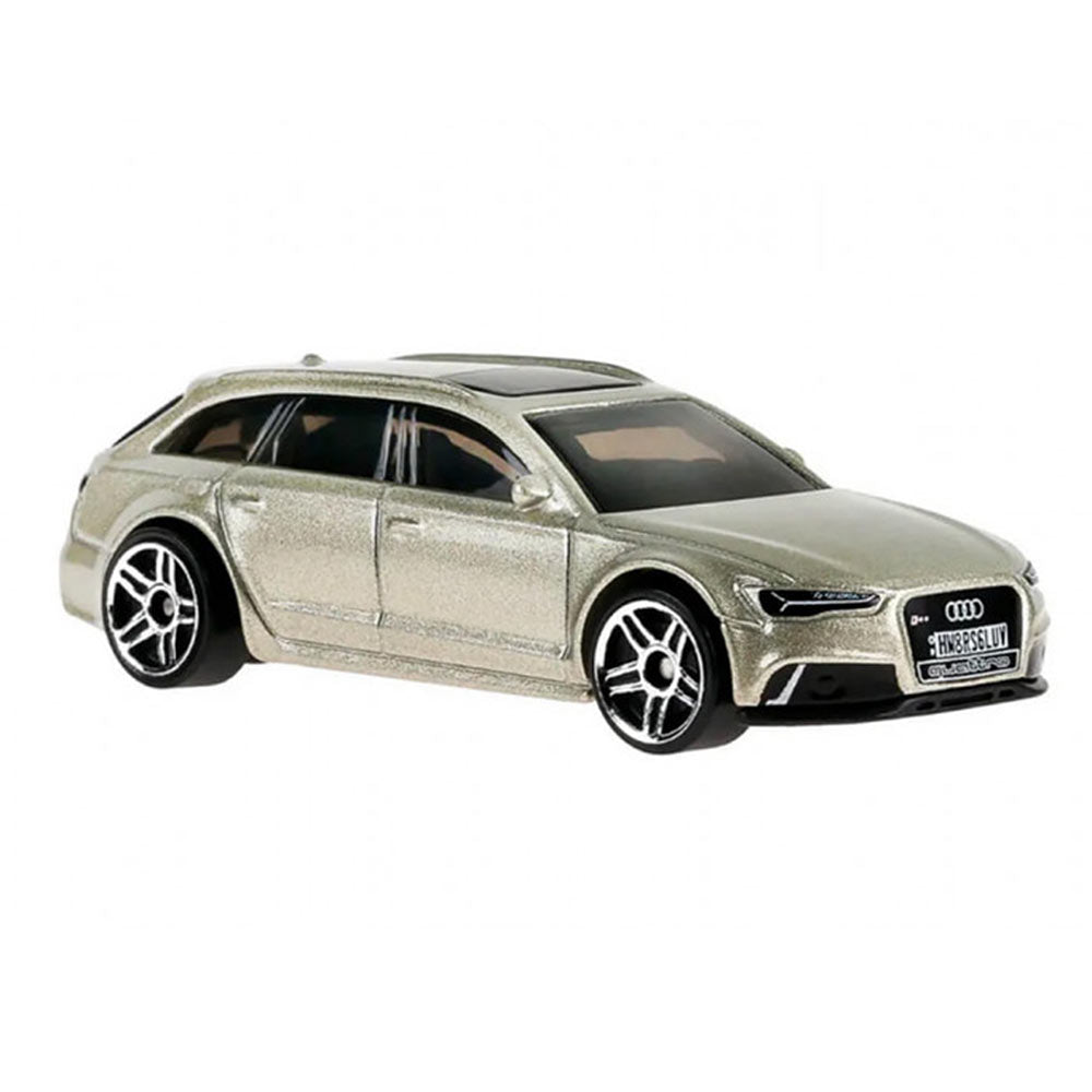 Hot Wheels 2017 Audi RS 6 Avant Silver Wagon Die-Cast 1:64 Scale Model
