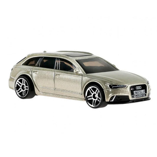 Hot Wheels 2017 Audi RS 6 Avant Silver Wagon Die-Cast 1:64 Scale Model