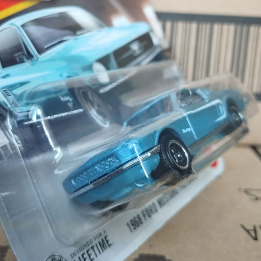 Matchbox 1968 Ford Mustang Fastback Light Blue Diecast Car 1:64 Collector