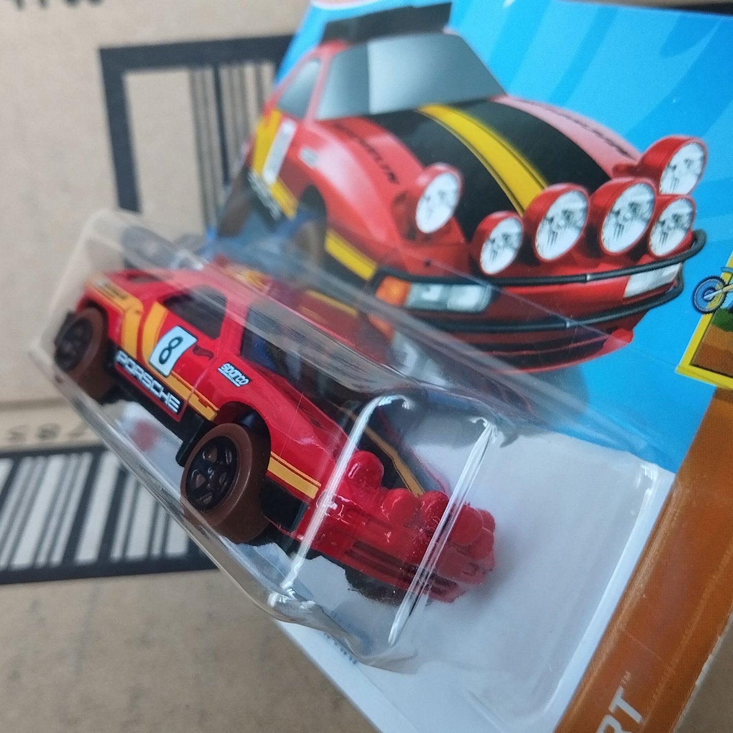 Hot Wheels Porsche 928S Safari Red HW Dirt 1:64 Diecast Model 2025