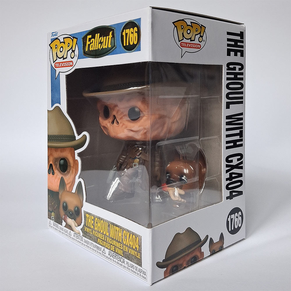 Funko Pop The Ghoul with CX404 #1766 Fallout Figure | Vault-Tec TV Series Collectible